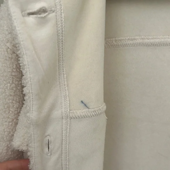 Banana Republic Cream Teddy Jacket Relaxed Fit - Picture 4 of 4